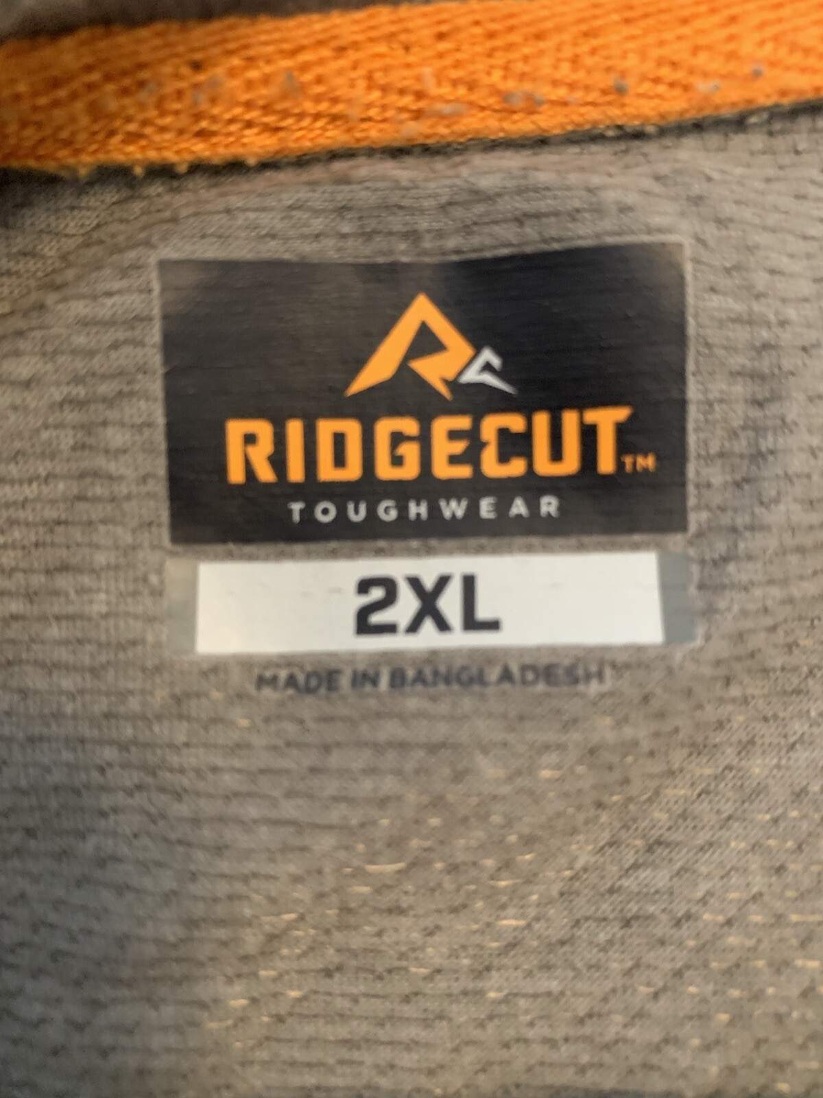 RIDGECUT TOUGHWEAR 2X-LARGE MEN'S LONG SLEEVE THERMAL GRAY POCKET gallery