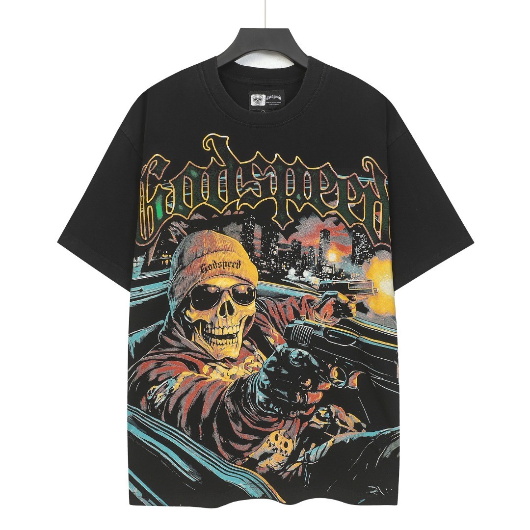 Black TEE Godspeed T-Shirt S-M-L-XL gallery