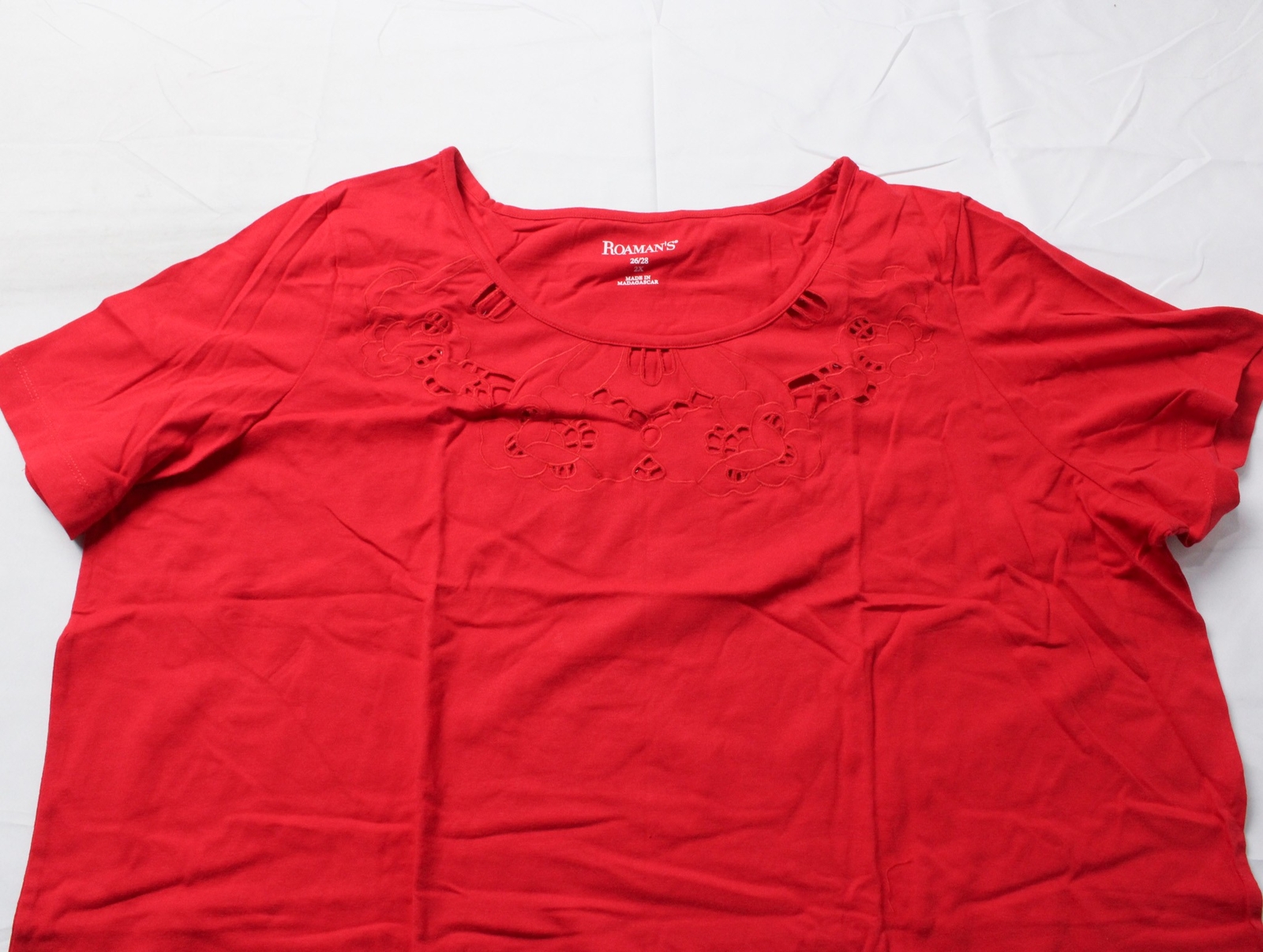 Jockey Men's S/S Staycool Cotton Modal Blend Signature T-Shirt CL8 Red Size 2XL gallery