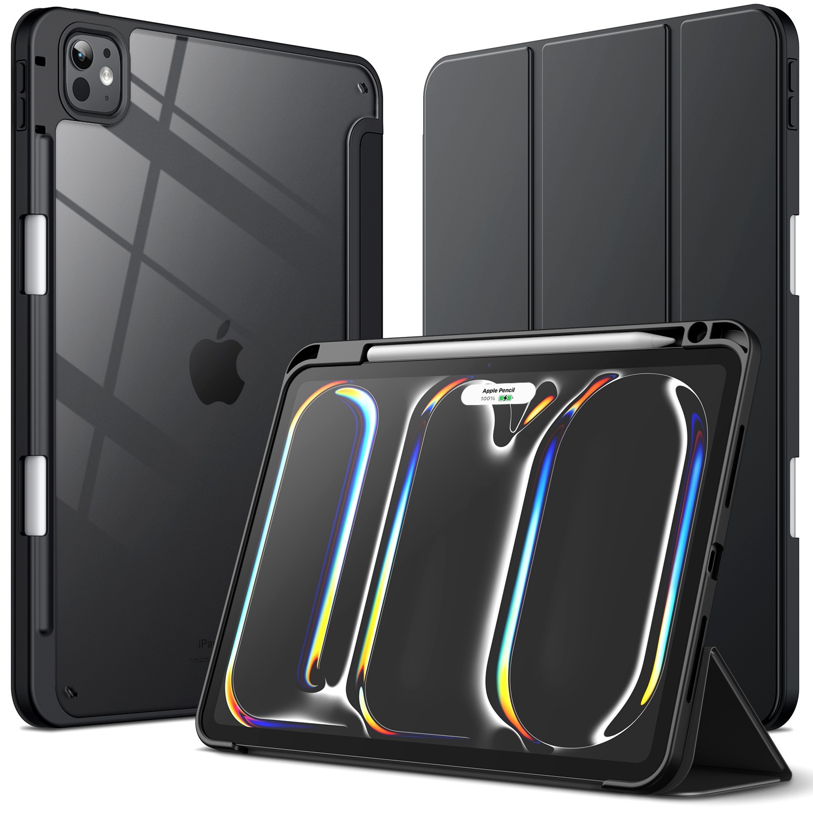 Case for iPad Pro 11-Inch M5/M4 2025/2024 6th/5th Generation with Pencil Holder