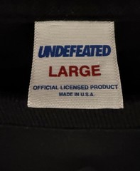 Undefeated Double Sided Long Sleeve Logo Shirt Large Made In USA