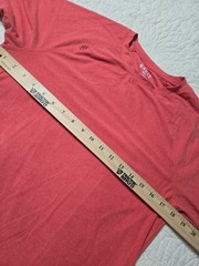 Rhone Mens Small Athletic Performance T Shirt Coral Heather Short Sleeve