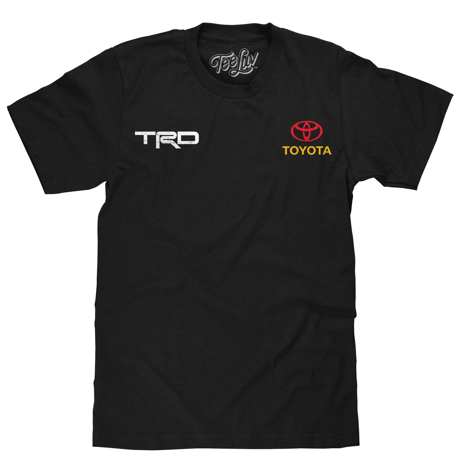 Toyota Racing Development TRD Front and Back Print Mens T Shirt Black gallery