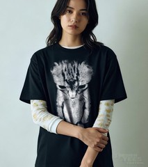 Sad Kitten Meme Standing Cat T-Shirt