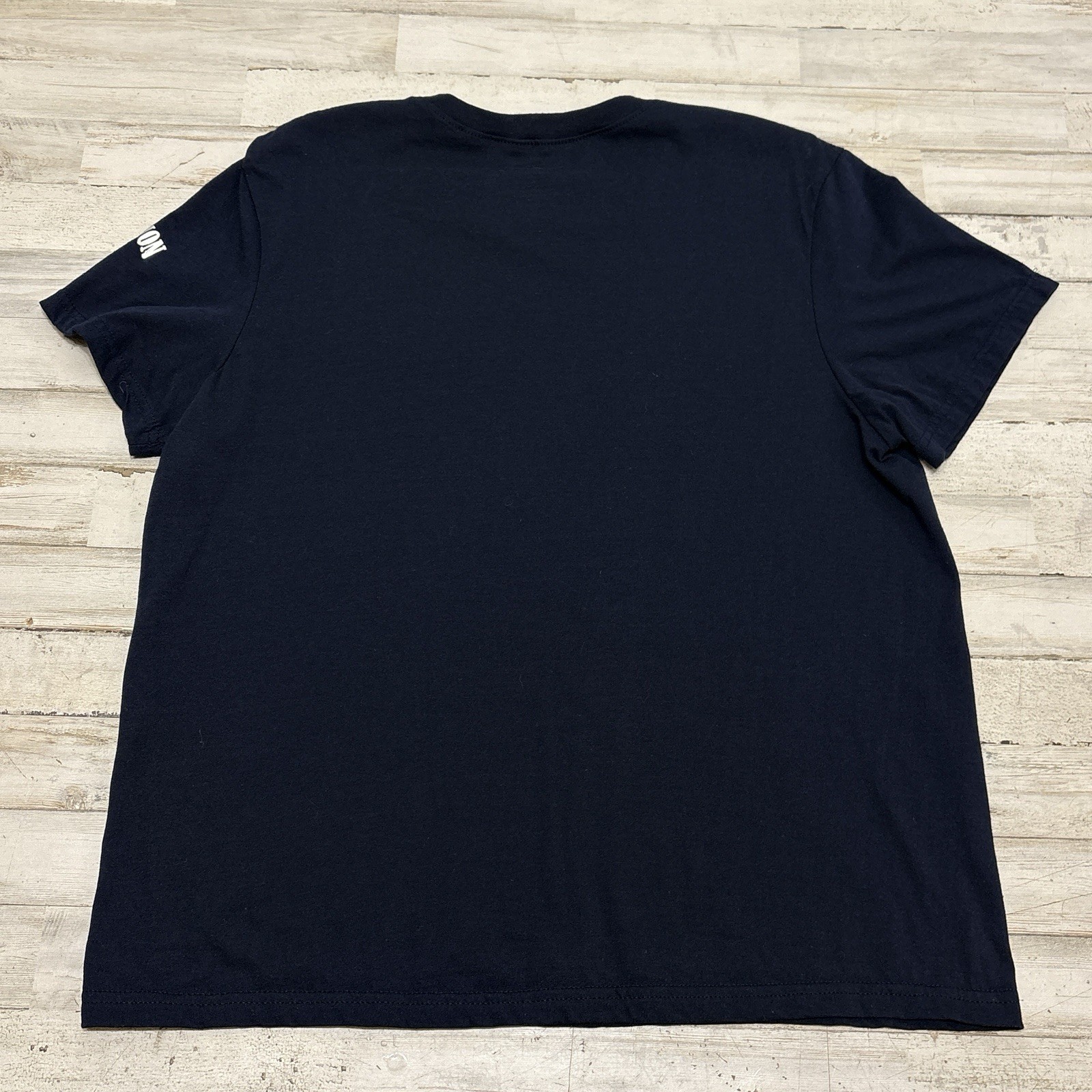 True Religion Black Men's Cotton T-Shirt Size L Silver Graphic Logo Short Sleeve gallery