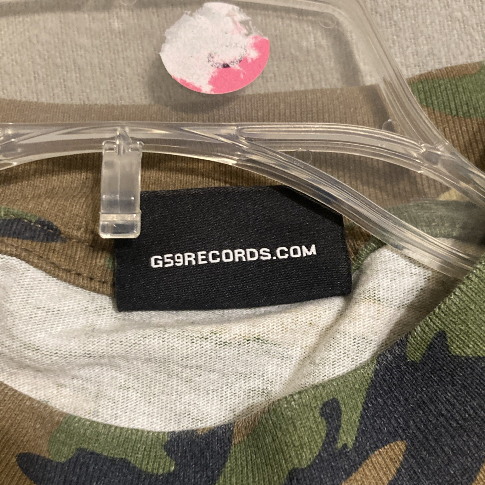 G59 Records Patches Tee Camo Size XL gallery