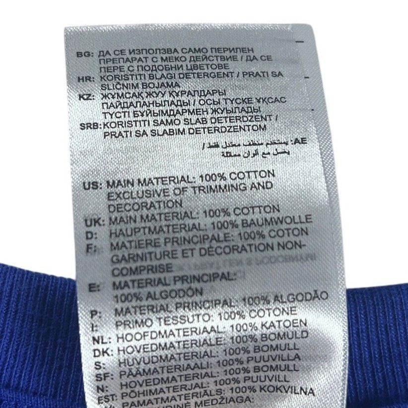 Adidas Mens T-Shirt Large Blue Graphic Logo Activewear Casual Training Tee NEW gallery