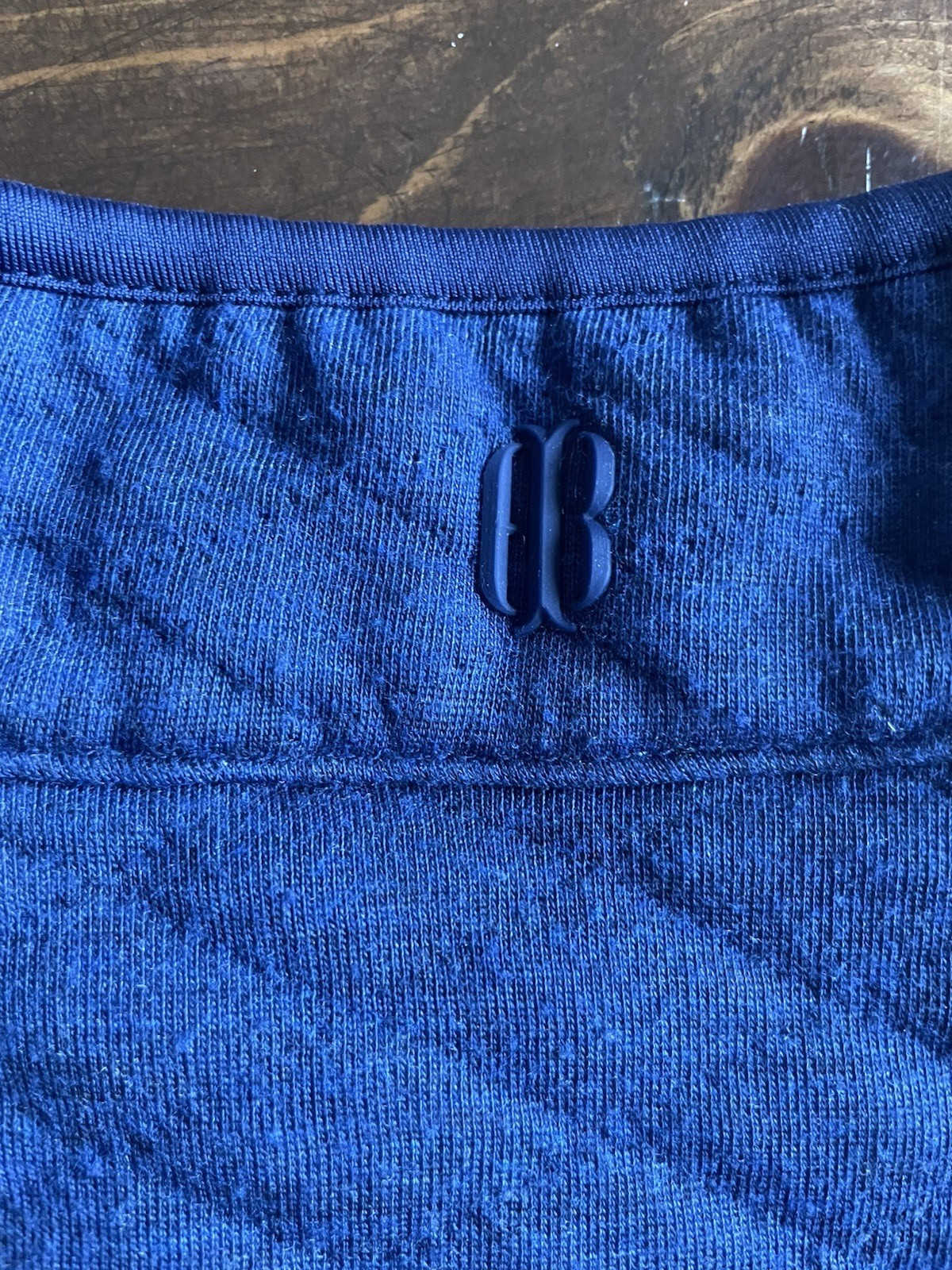 Holderness & Bourne Sweater Mens Medium Blue Quilted T Snap Pullover gallery