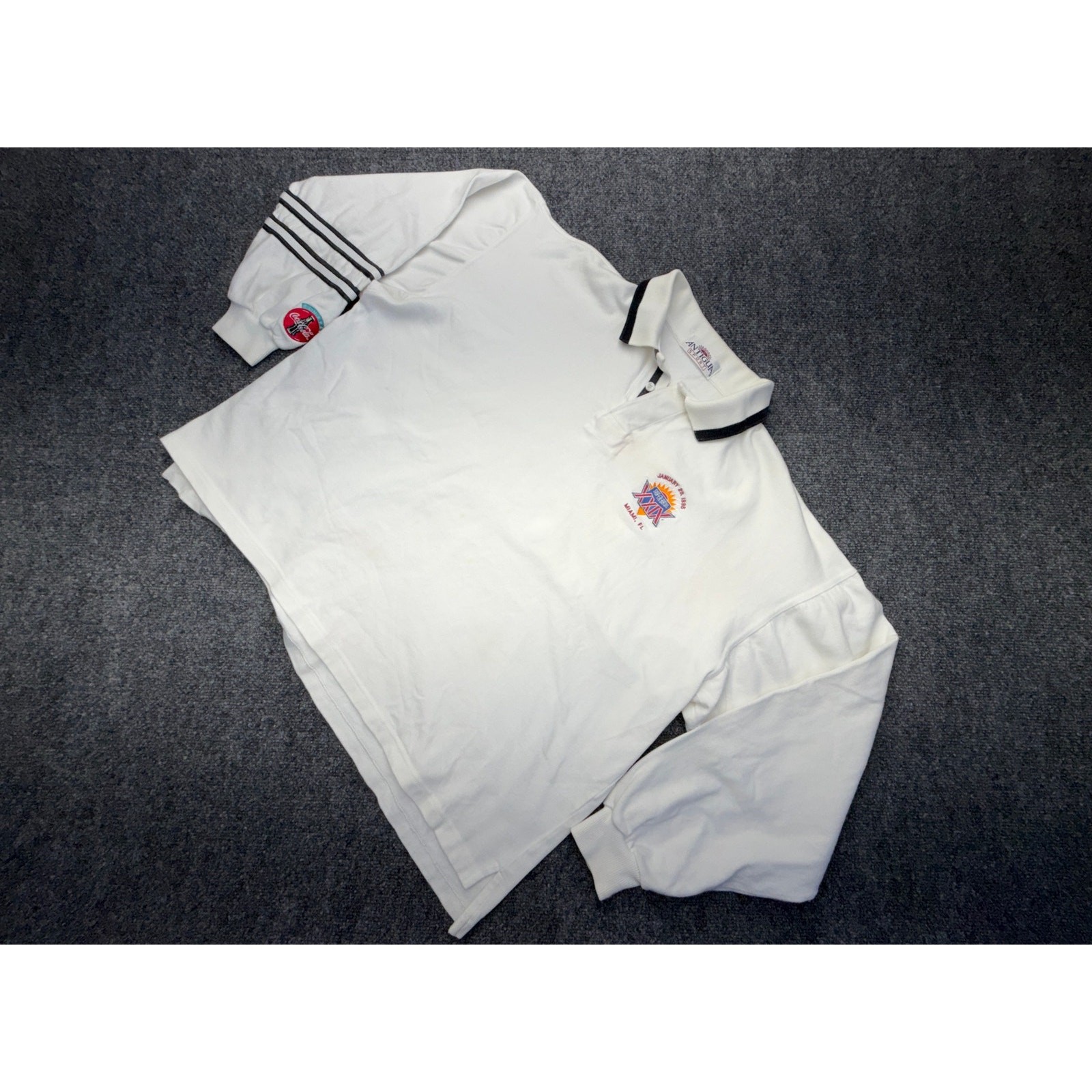 Vintage Super Bowl XXIX Miami Polo Embroidered Rugby Style