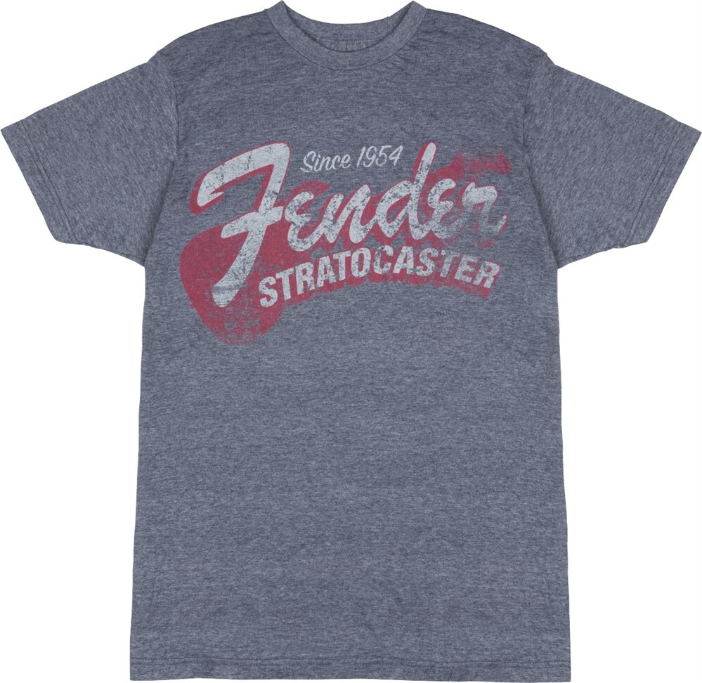 NEW Fender Since 1954 Stratocaster Men’s T-Shirt, BLUE SMOKE – #910-1290-***