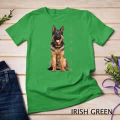 German Shepherd Shirt Shepard Dog Mom Dad Love Pet Puppy Tee Unisex T-shirt
