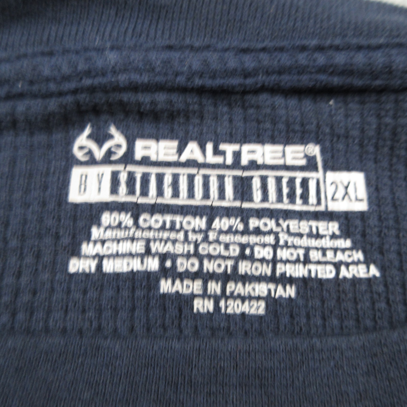 Realtree Shirt Mens 2XL Blue Long Sleeve Outdoor Hunting gallery