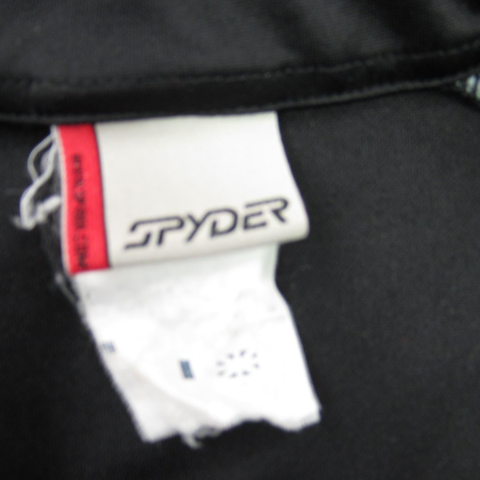 Spyder Shirt Mens Large 1/4 Zip Long Sleeve Outdoor Lightweight Black Casual gallery
