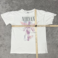 Nirvana in Utero Men’s Small/Medium Pullover T-Shirt Short Sleeve #90355 White