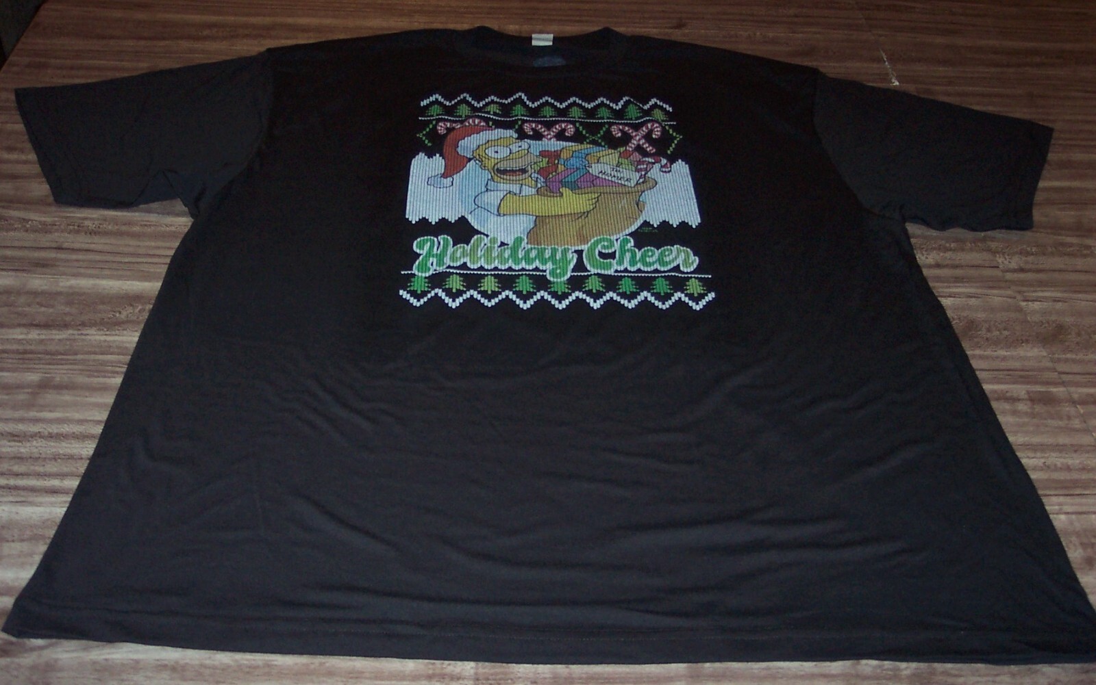 THE SIMPSONS HOMER SIMPSON CHRISTMAS Holiday T-Shirt Big and Tall 4XLT 4XL NEW gallery