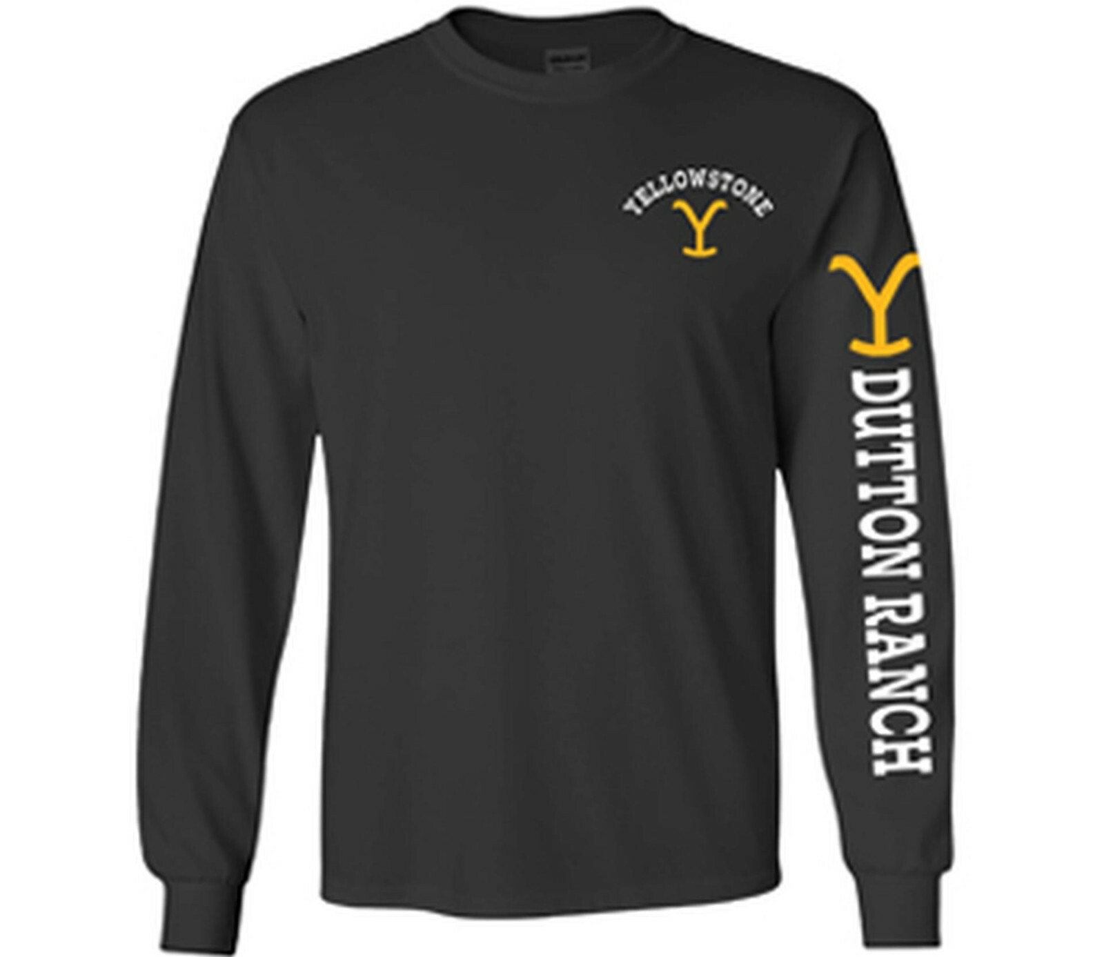 Yellowstone TV Show Dutton Ranch Licensed Long Sleeve Lightweight Shirt