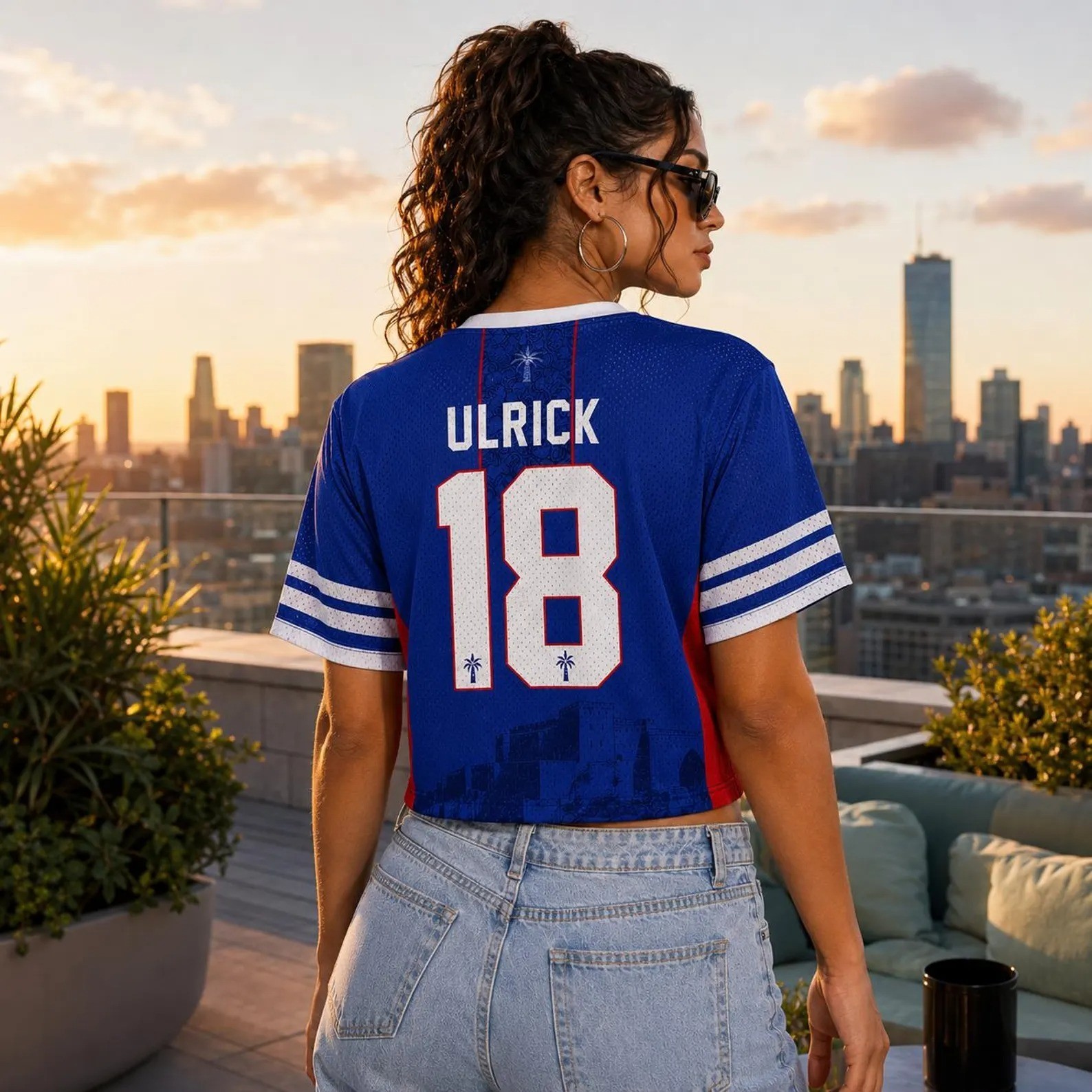 Personalized Haiti Soccer Croptop Mesh Jersey, Custom Name Number Haiti Jersey gallery
