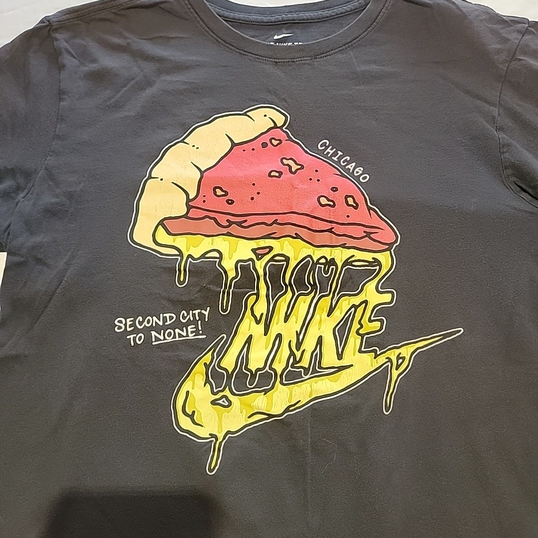 The Nike Tee Chicago Second City to None Men's Print Black T-Shirt Size Large gallery