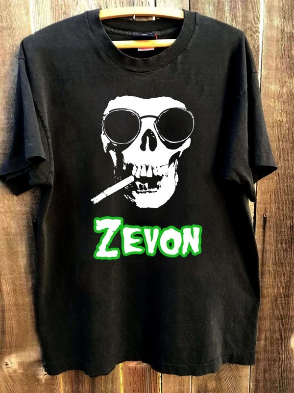 Vtg Warren Zevon Retro style Black Short Sleeve T shirt Unisex S-5XL NH23403 gallery