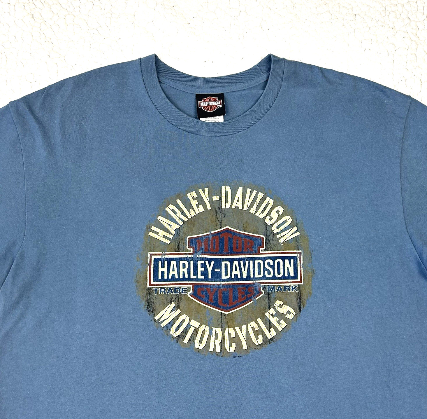 HARLEY DAVIDSON T Shirt Mens XL Blue Grand Canyon Sedona AZ Motorcycle Biker gallery