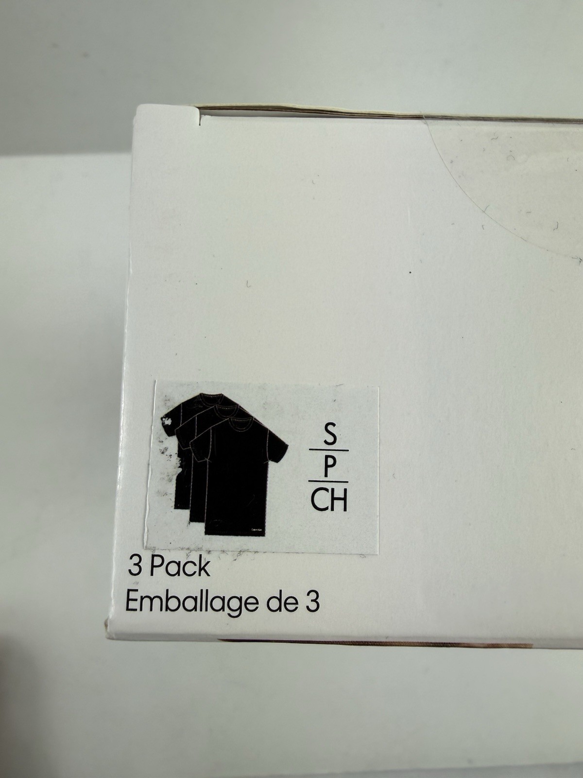 3 pack Calvin Klein Cotton Classics Slim Fit Crew Neck T-Shirts Black Small gallery