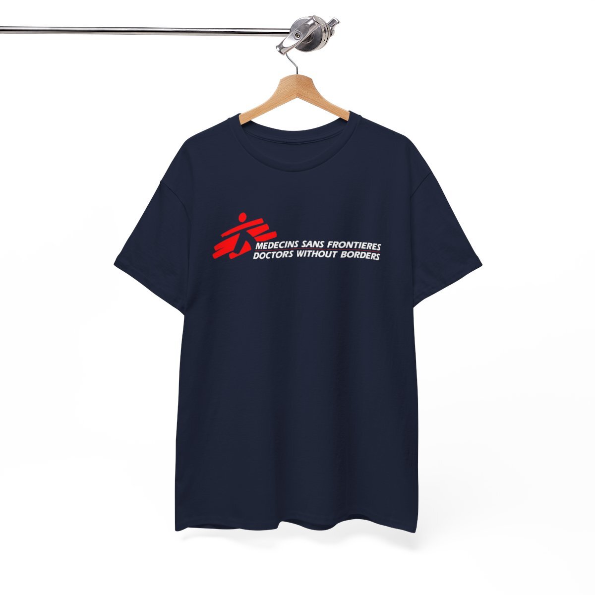 MSF Doctor's Without Borders Logo White/Grey/Black/Navy T-Shirt S-5XL gallery
