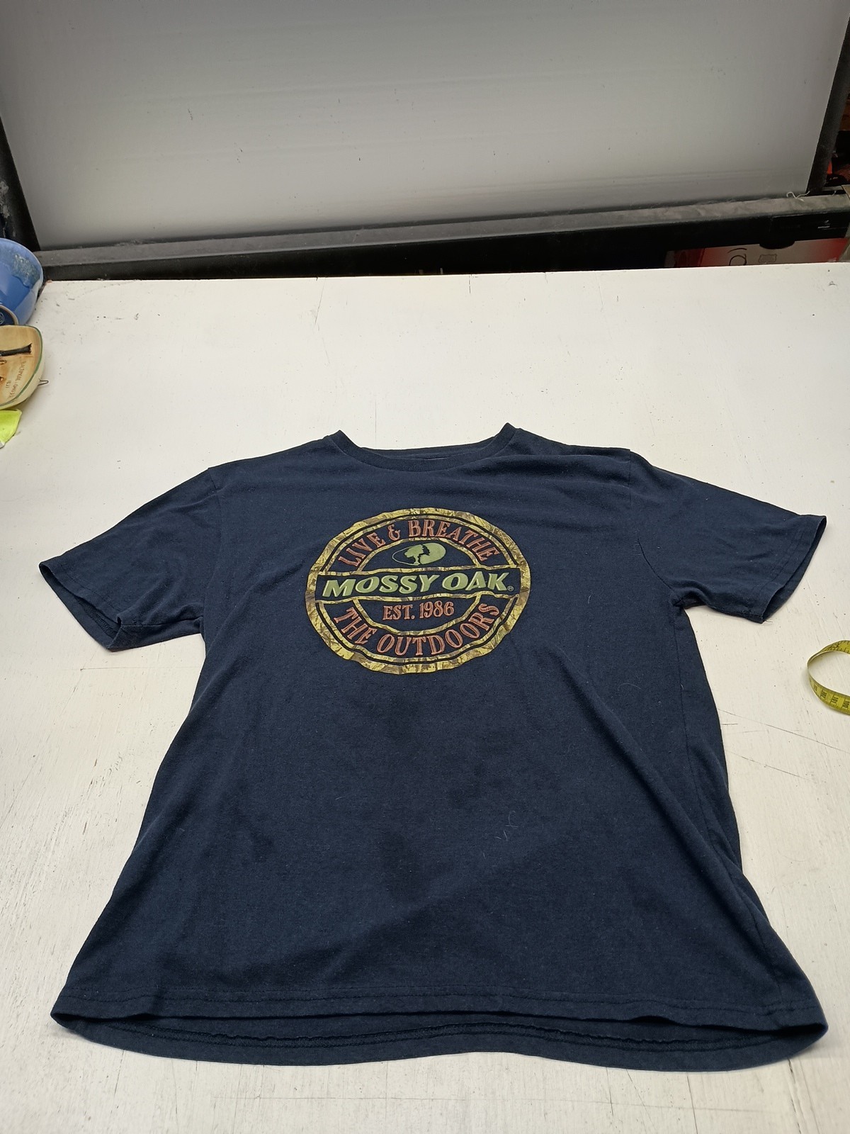 Large Mossy Oak Blue Live Breath Outdoors Logo Short Sleeve Tee gallery