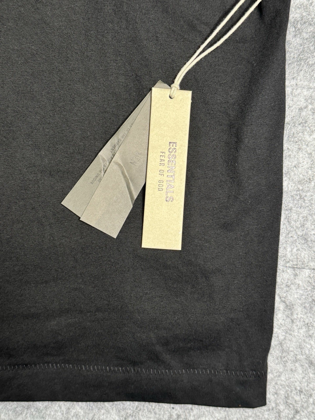Fear of God Essentials University Logo T-shirt Black Mens Size XL Brand NEW! NWT gallery