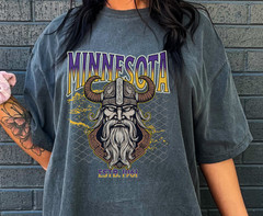 Minnesota Viking Graphic Tee – Vintage Fan Design, Comfort Colors, S-3XL