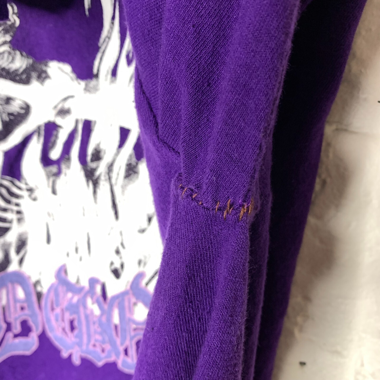 Suicideboys G59 Stop Staring At The Shadows Long Sleeve Purple Shirt XL Rap Tee gallery
