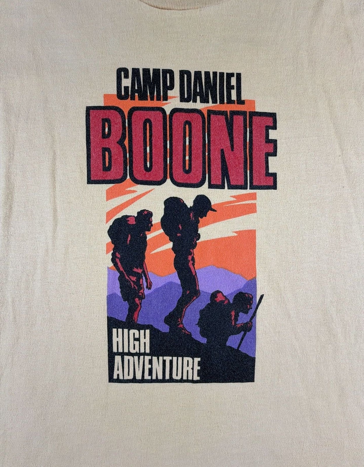 Vintage Hanes Beefy-T Camp Daniel Boone High Adventure T-Shirt