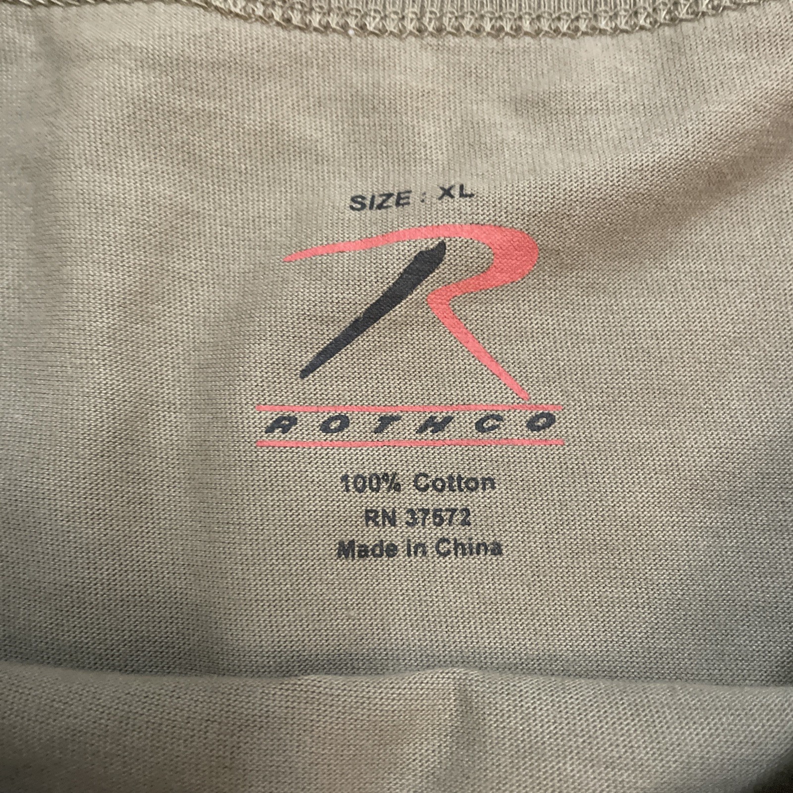 Rothco Solid Color 100% Cotton T-Shirt - Rn 37572 Coyote Brown XL gallery