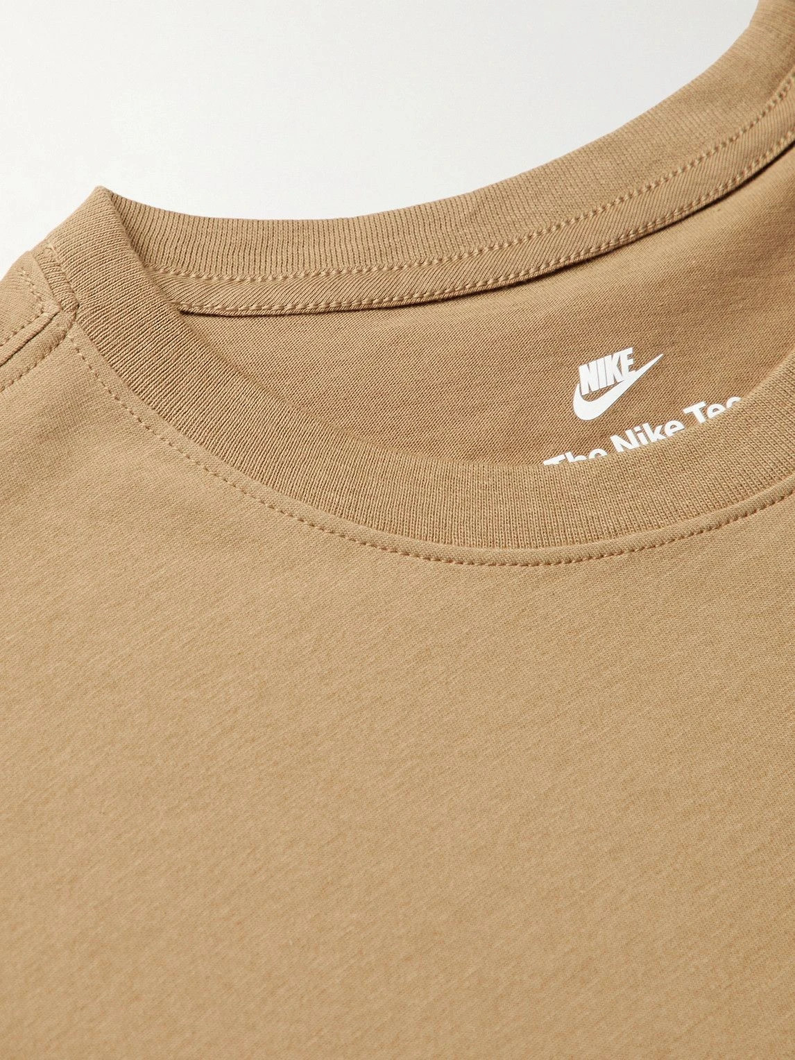 NWT Men's Big & Tall NIKE Crew Neck Sportswear Training T-Shirt TAN gallery