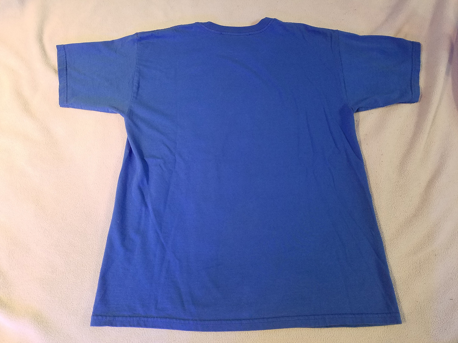 RARE Wutang Brand Limited Blue W Crew Neck T-Shirt Men's Medium gallery