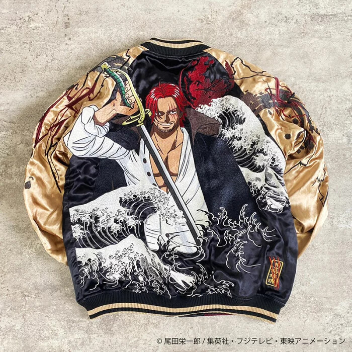 Karakuri Soul x ONE PIECE Shanks Sukajan Black / Gold Japan
