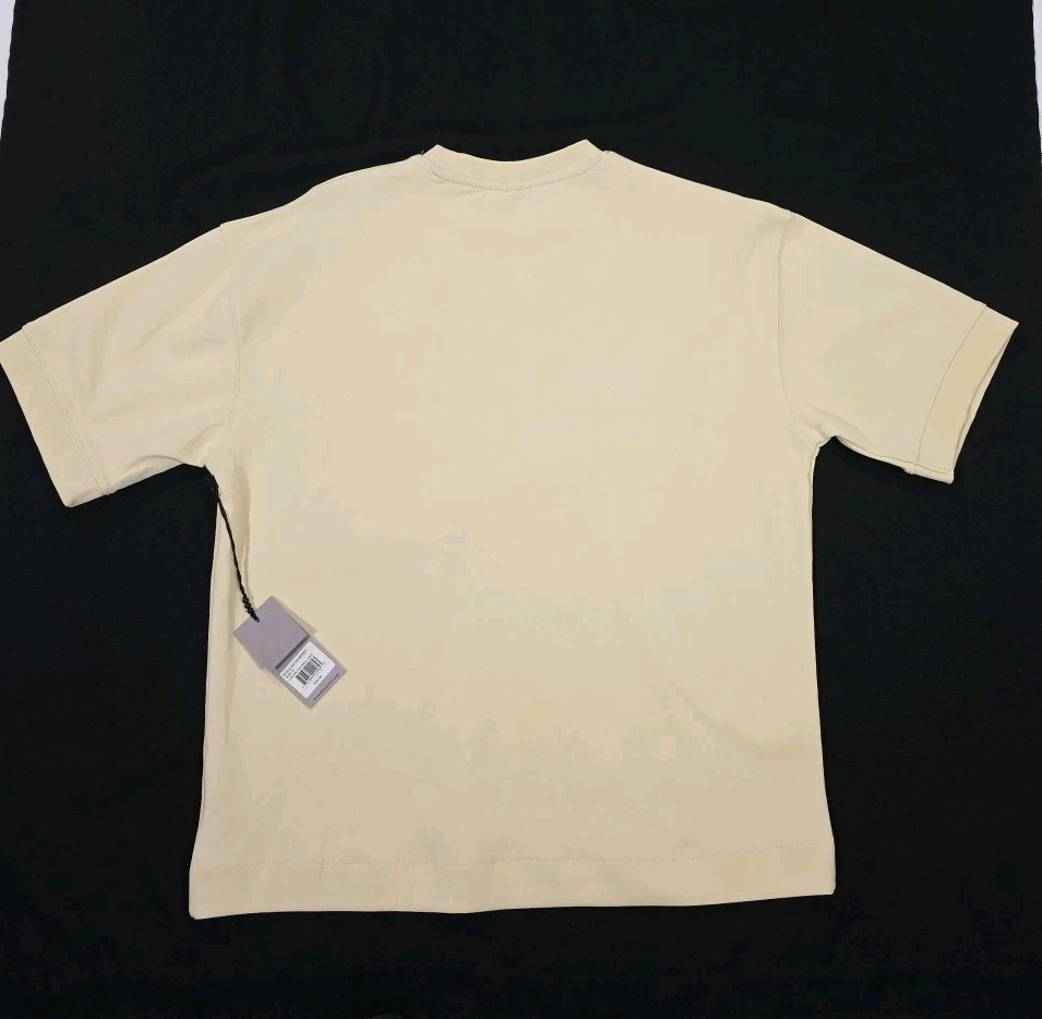 Amongst Others Men' s Boxy Fit T-Shirt Pale Yellow Small NWT gallery