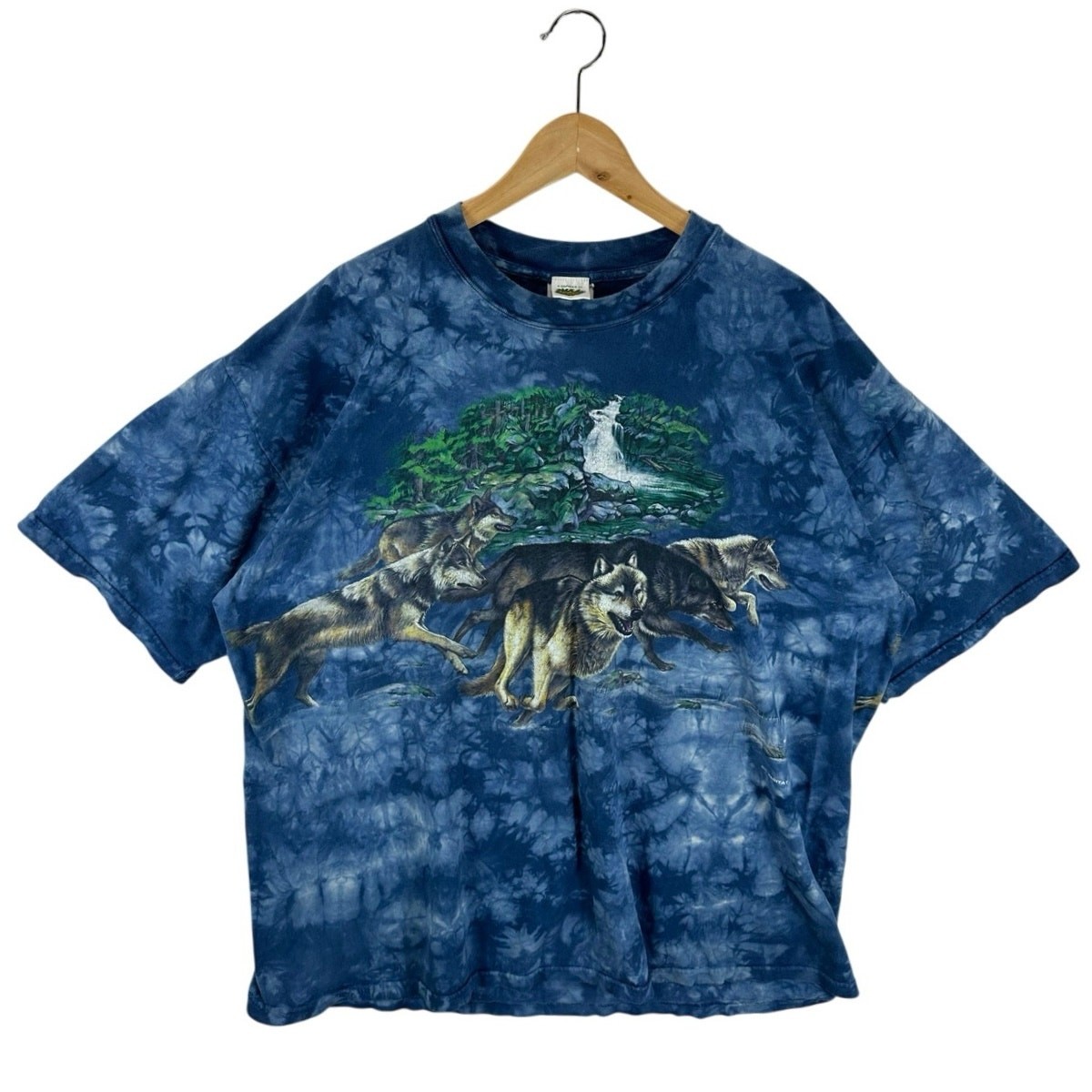 Vintage Rainforest Cafe Wolf Nature Graphic Tee Size XXL Front & Back Graphics gallery