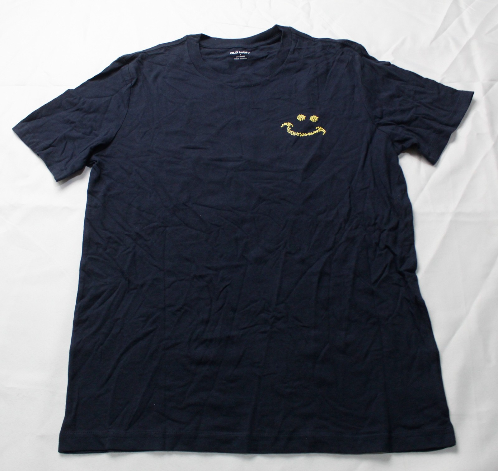 Old Navy Men’s Short Sleeve Graphic Relaxed Fit T-Shirt AP2 In The Navy Small