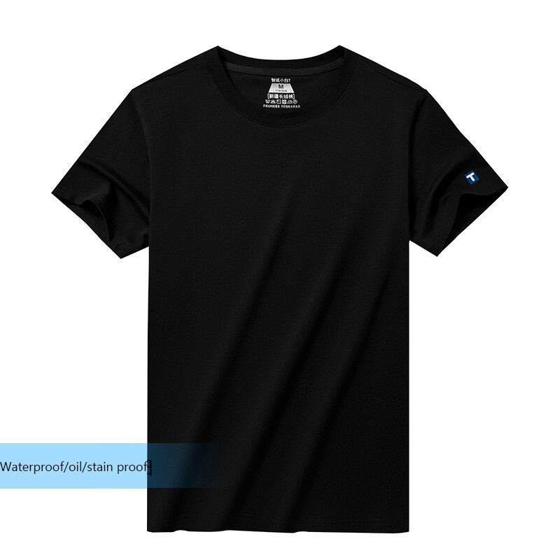 NEW Men’s 100% Cotton T-Shirt Short Sleeve Crew Neck Undershirt Active Short Tee
