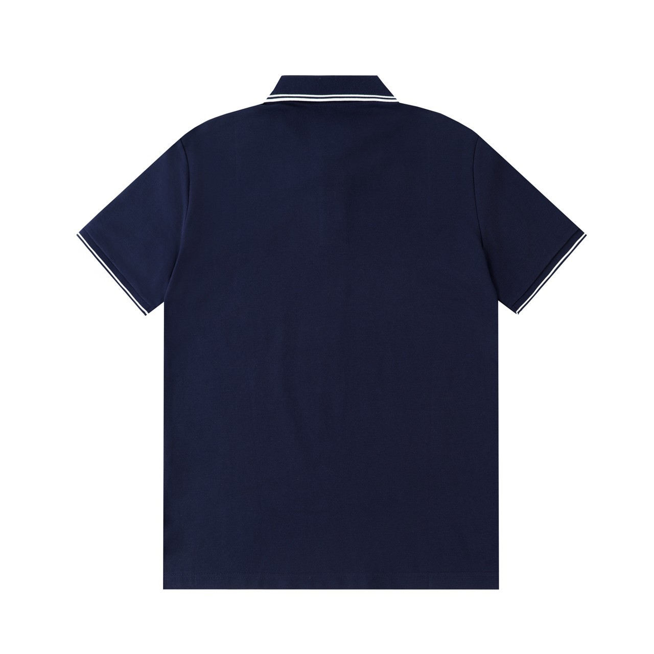 Moncler Dark Blue Color-Block Polo Shirt XL gallery