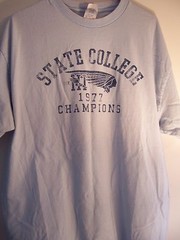 2 – Men’s T-Shirts – XL – Black & Light Blue – Good Condition