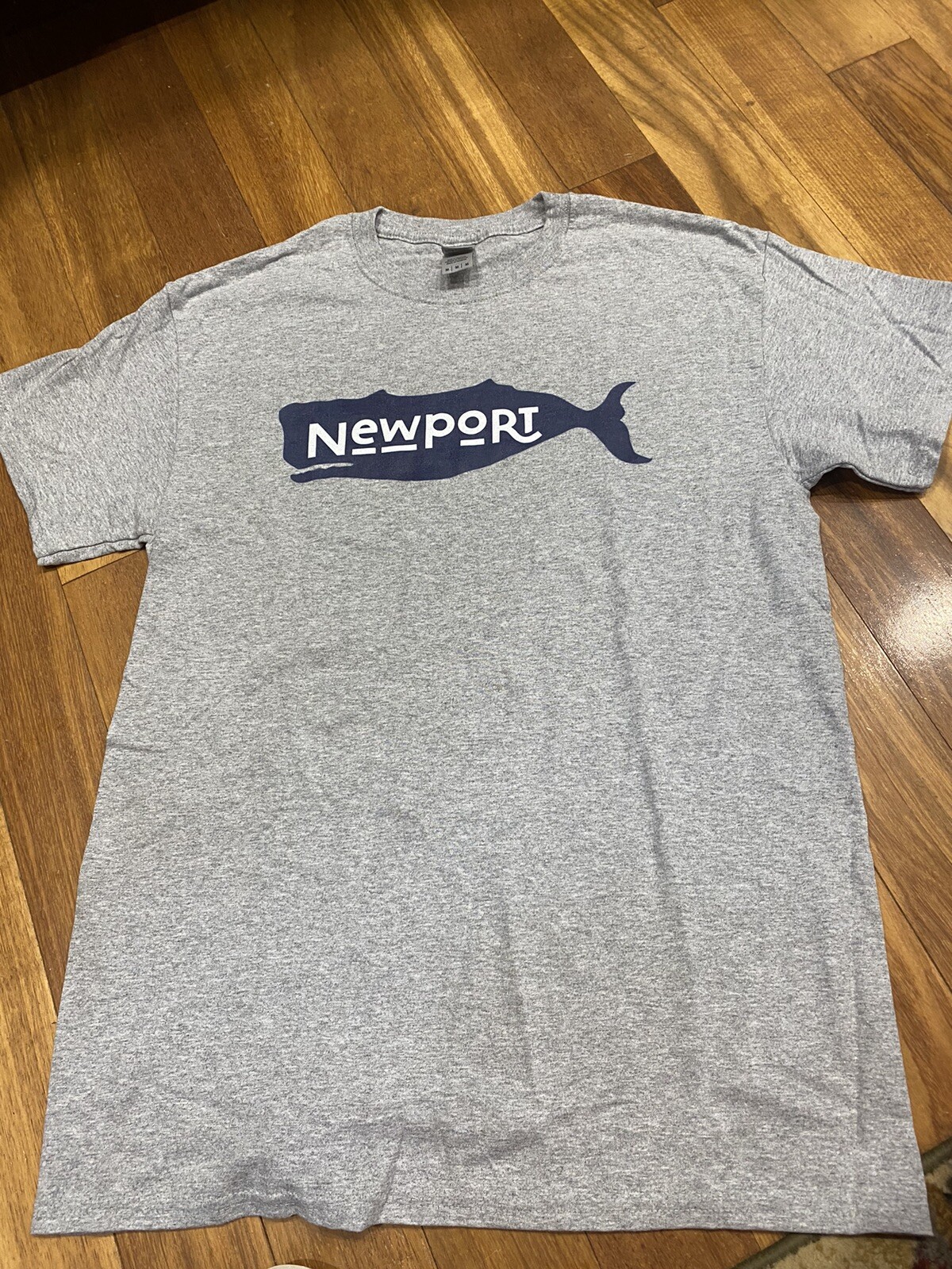 Newport RI CA Sperm Whale T Shirt Medium Mens Coastal Nautical Whale Watch gallery