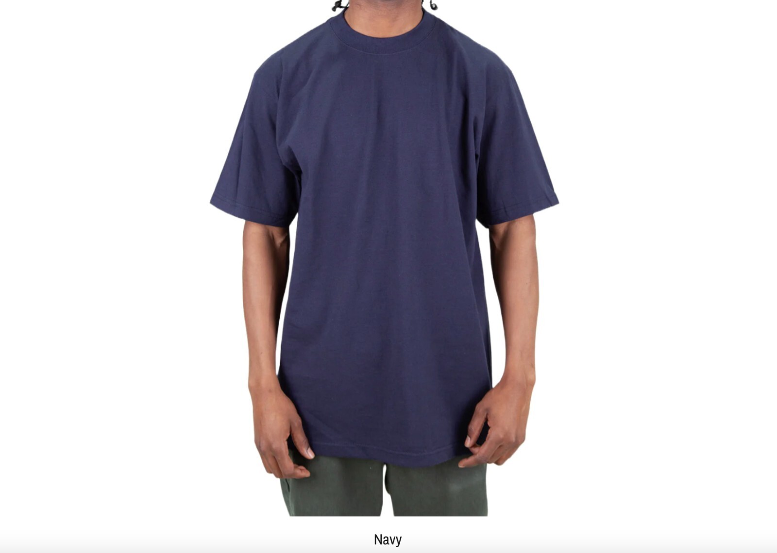 Shaka Wear Max Heavyweight Plain Cotton Crew Neck Short Sleeve Big Tall T-shirt gallery