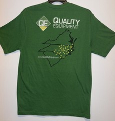John Deere Men’s Size L JD Green Logo Short Sleeve Tee