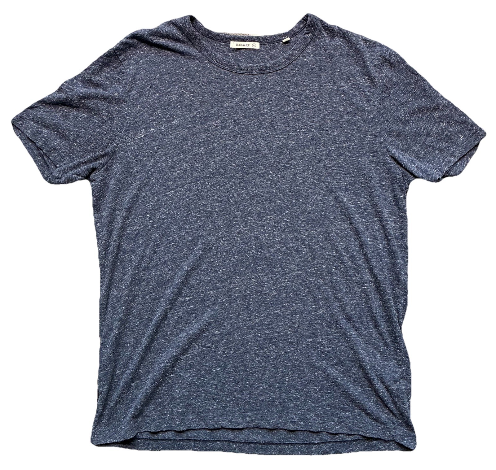 Buck Mason Shirt Mens XL Signature Slub Classic Tee Crewneck Straight Hem gallery