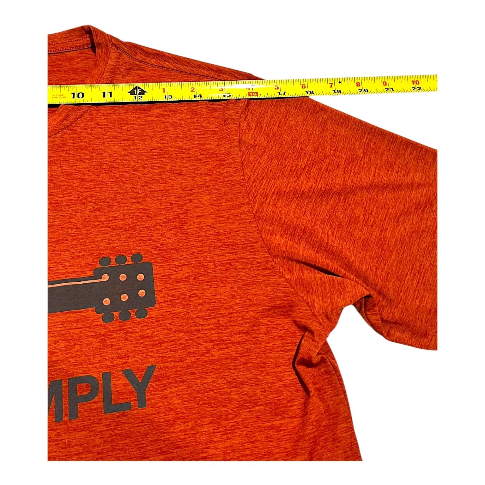 Patagonia Capilene Cool Daily Shirt Men's S Orange Live Simply Guitar Tee gallery