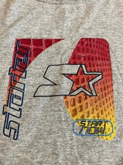 Vintage – Starter – Gray Long Sleeve T Shirt – Spellout Logo On Sleeve – XXL