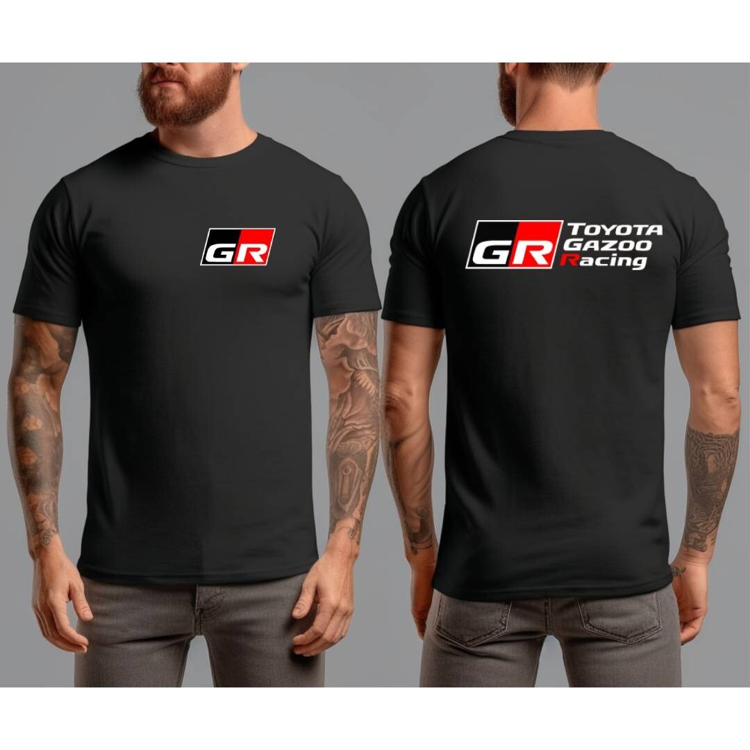 Toyota GR Gazoo Racing Logo Tshirt Front and Back Unisex Black Tee T-Shirt S-5XL gallery
