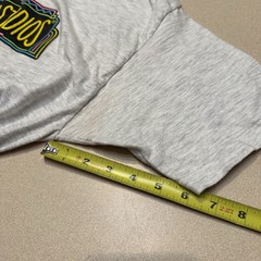 Vintage 90s UNIVERSAL STUDIOS FLORIDA NEON Beefy T-shirt See Pics Spots XXL USA