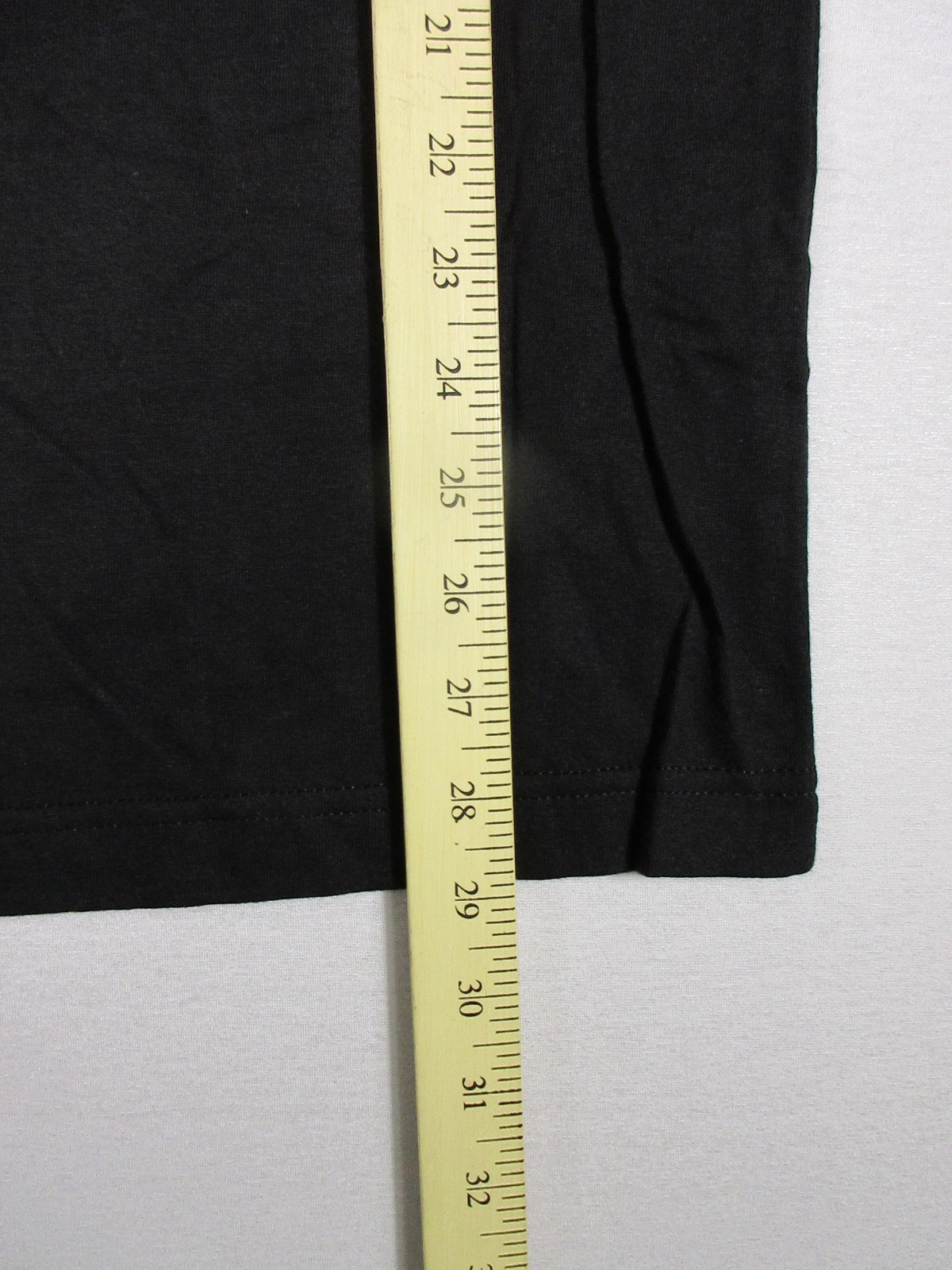 Tultex Mens Pull-On Graphic T-Shirt Crew Neck Short Sleeve Size XL Black gallery